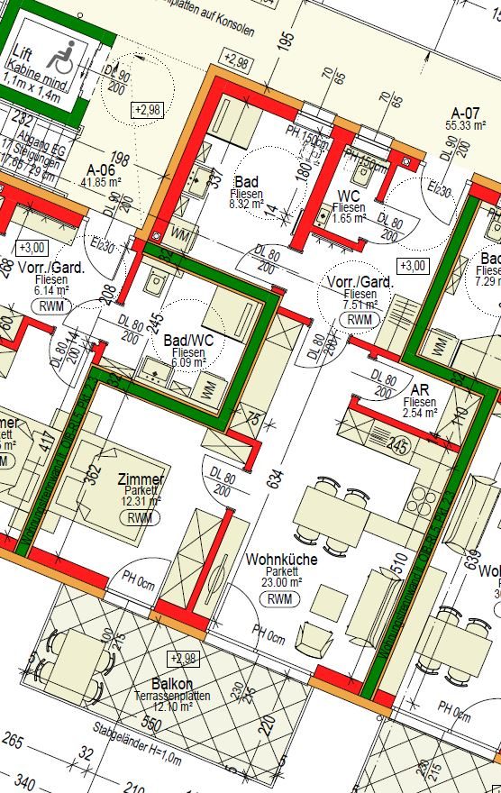 Grundriss OG Haus A Top 7